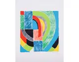 Totem - circa 1965 by Sonia Delaunay, Lithographie en couleurs, signée et numérotée 7/75, sold Apr 2018