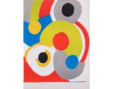 Ballons multicolores - 1970 by Sonia Delaunay, Lithographie en couleurs signée et datée "1970", sold Apr 2018