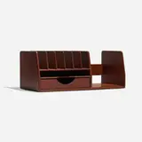Desk organizer by Hans J. Wegner, c. 1950, teak, sold Apr 2023
