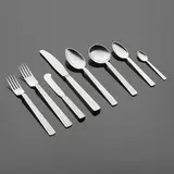 Bernadotte flatware service by Prince Sigvard Bernadotte, c. 1939, sterling silver, stainless steel, sold Mar 2023