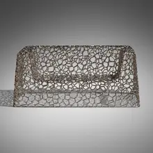 Random Pak Twin sofa by Marc Newson, 2007, nickel-plated bronze, sold Mar 2023