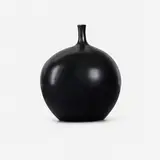 Boule vase by Georges Jouve, 1957, glazed stoneware, sold Mar 2023