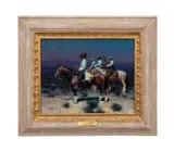The Vigilance Committee" - 1999 by Dan Mieduch, oil on board, sold Mar 2025