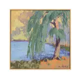 Vert en Cascade by David A. Williams, oil on canvas, sold Mar 2025