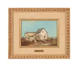 Untitled by Ralph Albert Blakelock, oil on canvas laid to supportive canvas backing, sold Mar 2025