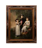 Untitled - Portrait of Three Children - 20th century by James Coleman, oil on canvas, sold Mar 2025