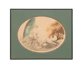 Japanese Parasol" - 1927 by Louis Icart, etching, sold May 2025