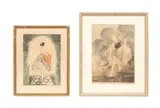 Crossing (Le Gue)" - 1926 by Louis Icart, etching, sold May 2025