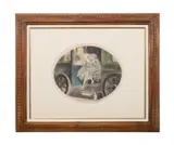 1830" (Eighteen-Thirty) - 1929 by Louis Icart, etching, sold May 2025