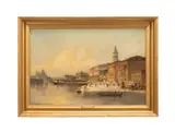 Untitled - Venice by Karl Kaufman, oil on canvas, sold May 2025