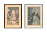 The Lovers (Des Grieux)" - 1930 by Louis Icart, etching, sold May 2025
