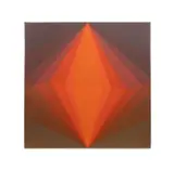 Untitled - Geometric by Doris Marie Leeper, oil on canvas, sold Jun 2025