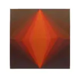 Untitled - Geometric by Doris Marie Leeper, oil on canvas, sold Jun 2025