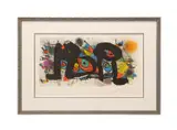 Sculpture by Joan Miró, lithograph on paper, sold Jun 2025