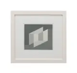 Never Before" - 1976 by Josef Albers, screenprint on wove paper, sold Jun 2025