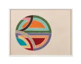 Untitled by Frank Stella, lithograph on paper, sold Jun 2025