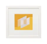 Never Before" - 1976 by Josef Albers, screenprint on wove paper, sold Jun 2025