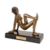 By the Sea" - last quarter 20th century by Victor Salmones, bronze, sold Jun 2025