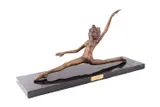 The Splits" or "Finale" - last quarter 20th century by Victor Salmones, bronze, sold Jun 2025