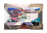 Twilight" - 1986 by Jack Chevalier, acrylic and mixed media on museum board mounted to plywood, sold Jun 2025