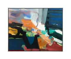 Naturole" - 1974 by Syd Solomon, oil and acrylic on canvas, sold Jun 2025