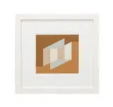 Never Before" - 1976 by Josef Albers, screenprint on wove paper, sold Jun 2025