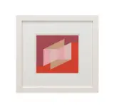Never Before" - 1976 by Josef Albers, screenprint on wove paper, sold Jun 2025