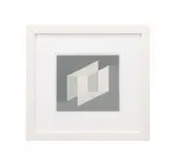 Never Before" - 1976 by Josef Albers, screenprint on wove paper, sold Jun 2025