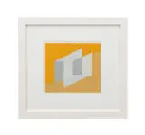 Never Before" - 1976 by Josef Albers, screenprint on wove paper, sold Jun 2025