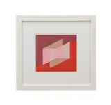 Never Before"  - 1976 by Josef Albers, screenprint on wove paper, sold Jun 2025