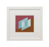 Never Before" - 1976 by Josef Albers, screenprint on wove paper, sold Jun 2025