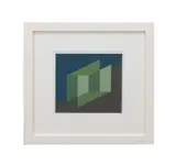 Never Before" - 1976 by Josef Albers, screenprint on wove paper, sold Jun 2025