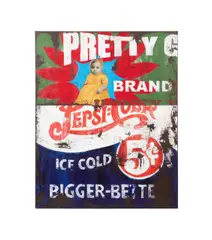 born 1970). "Pepsi-Cola" - 2004 by Cedric Smith, oil and mixed media on canvas, sold Jun 2025