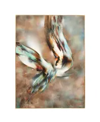 Bird of Paradise by Leonardo M. Nierman, acrylic on masonite, sold Jun 2025