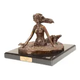 Ondine" - last quarter 20th century by Victor Salmones, bronze, sold Jun 2025