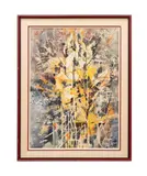 Untitled by Peter Haworth, oil on board, sold Jun 2025