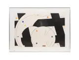 Stone Ridge 1" - 1983 by Al Held, etching on paper, sold Jun 2025
