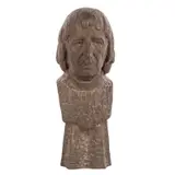 Untitled by Reuben Robert Kramer, 1990, Bronze bust, sold Jul 2022
