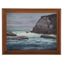 Untitled by Charles Elliott Duncan Rodrick, 1907, Oil on board, sold Jul 2022