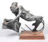 Untitled by Bruno Lucchesi, bronze sculpture, sold Jun 2022
