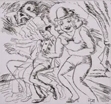 Untitled by Jasper Johns, etching "Tap", sold Jun 2022