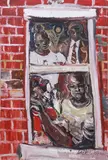 painting by Andrew Turner, oil on canvas board, sold Aug 2022