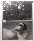 Untitled by Tom Burrell, Photograph "Nude Sunbather" silver gelatin print, sold Jan 2023