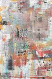 Abstract Painting by Dennis Sakelson, oil on canvas, sold Feb 2023
