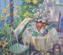 PA artist by Martha Walter, oil on canvas, sold Feb 2020