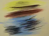 Untitled by Hans Hartung, Mixed Media Abstract Expressionist Painting, sold Feb 2020