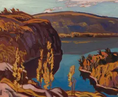 Mill Lake, Parry Sound by A. J. Casson, oil on board, sold Jun 2022