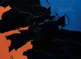 Ciel brisé (1958) by Marcella Maltais, oil on canvas, sold Jun 2022