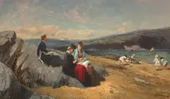Low Tide, Murray Bay by Henry Sandham, oil on canvas, sold Jun 2023