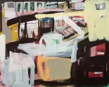 Untitled, 2012 by Denyse Thomasos, acrylic on canvas, sold Dec 2023
